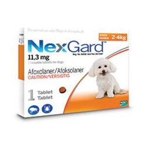 NexGard Chewables Dog (2-4kg) | Size: 3 Pack